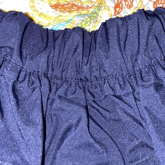 Osh Kosh B’gosh 4T blue lined polyester skirt uniform stretchy back waistband - Picture 8 of 9